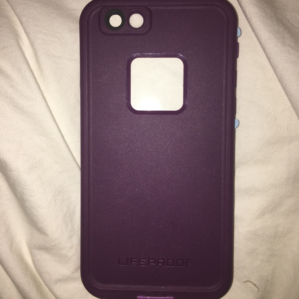 Maroon Life proof iPhone 6/6s case